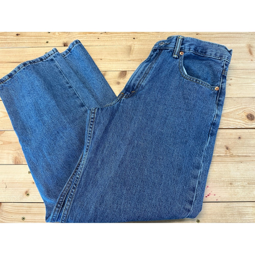 Levis 550 Relaxed Fit Tapered Leg Blue Denim Jeans Mens 33x30